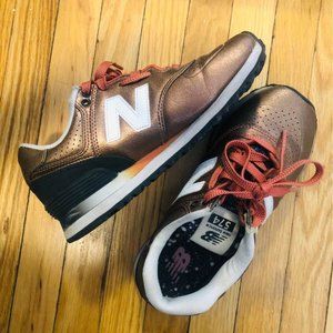 New Balance 574 Copper/Bronze Trainers